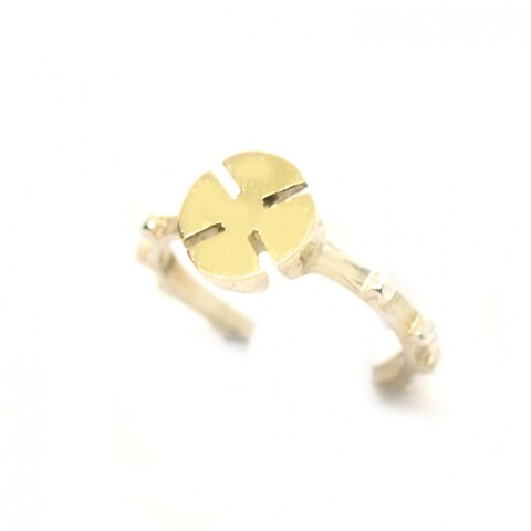 Anillo en Oro y Plata 925 Anillo en Oro y Plata 925