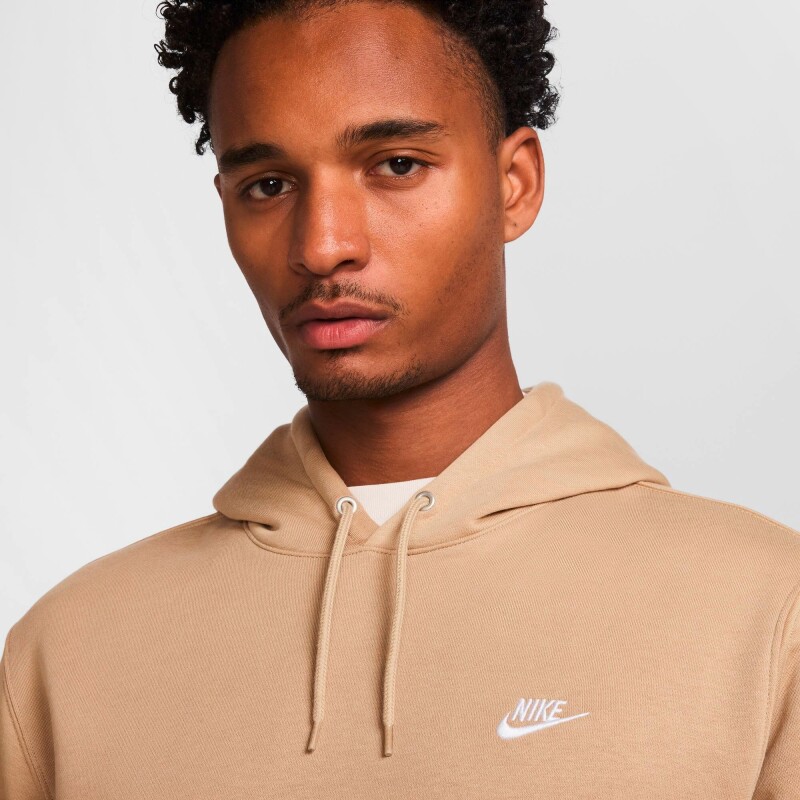 Abrigo Nike Club de Hombre Crema