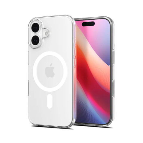 Spigen Funda Crystal Hybrid Mag Fit iPhone 17 Clear White Spigen Funda Crystal Hybrid Mag Fit iPhone 17 Clear White