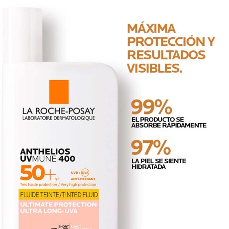 Protector Solar La Roche-Posay Anthelios UVMune 400 Fluido Con Color FPS50+ 50ml Protector Solar La Roche-Posay Anthelios UVMune 400 Fluido Con Color FPS50+ 50ml