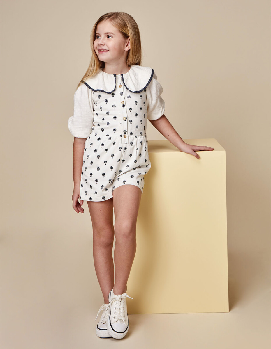 Peto Estampado - Blanco 