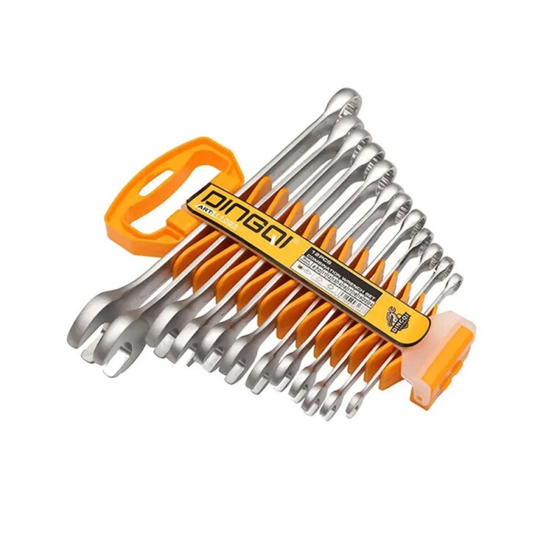 DINGQI JUEGO 12 PIEZAS LLAVES COMBINADAS 8-10-11-12-13-14-16-17-18-19-22-24MM Dingqi Juego 12 Piezas Llaves Combinadas 8-10-11-12-13-14-16-17-18-19-22-24mm