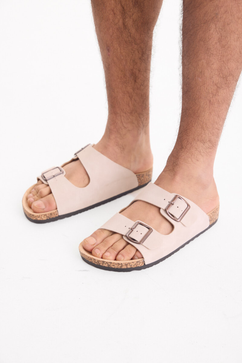Sandalia Blackout - Beige 