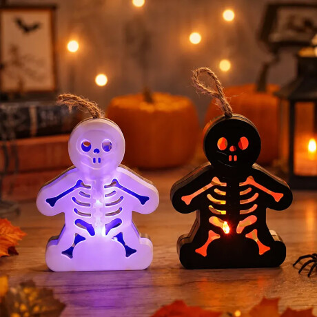 Colgante decorativo con luces Esqueleto