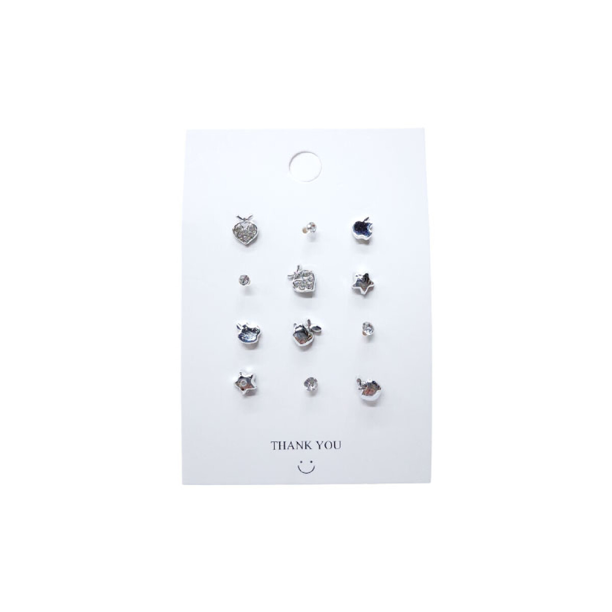 Caravanas hipoalergénicas x6 pares - Caravanas Hipoalergénicas X6 Pares 