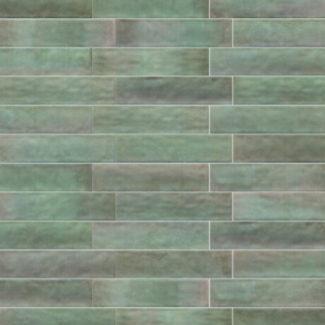 Ceramica Verde Agua Brillo 10X40Cm Pared GAMAS DE VERDE