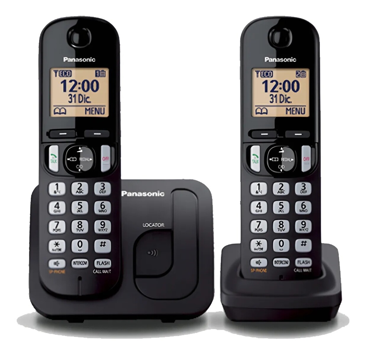 Telefono Inalambrico Panasonic 212 2 Bases Con Captor 