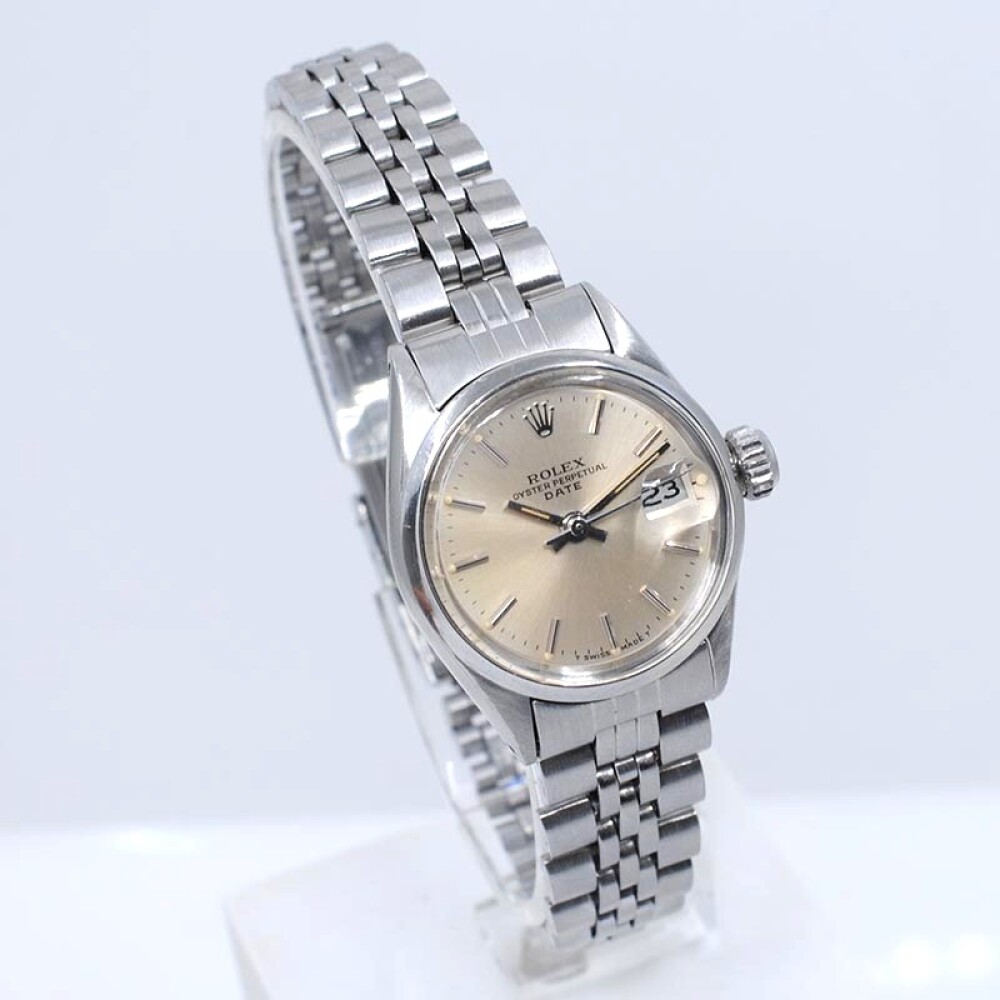 Rolex date dama 6516 acero inoxidable 25 mm año 1970 Rolex date dama 6516 acero inoxidable 25 mm año 1970