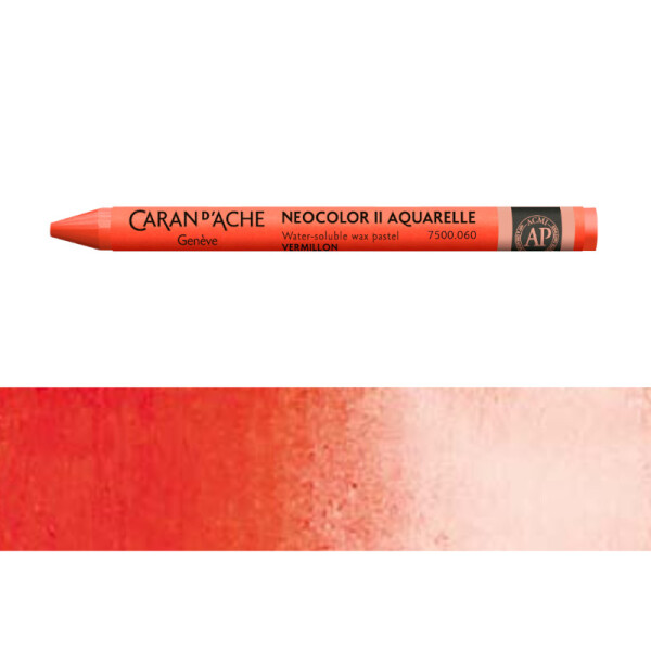 Pastel Neocolor Acuarelle Caran d'Ache Tonos Rojos