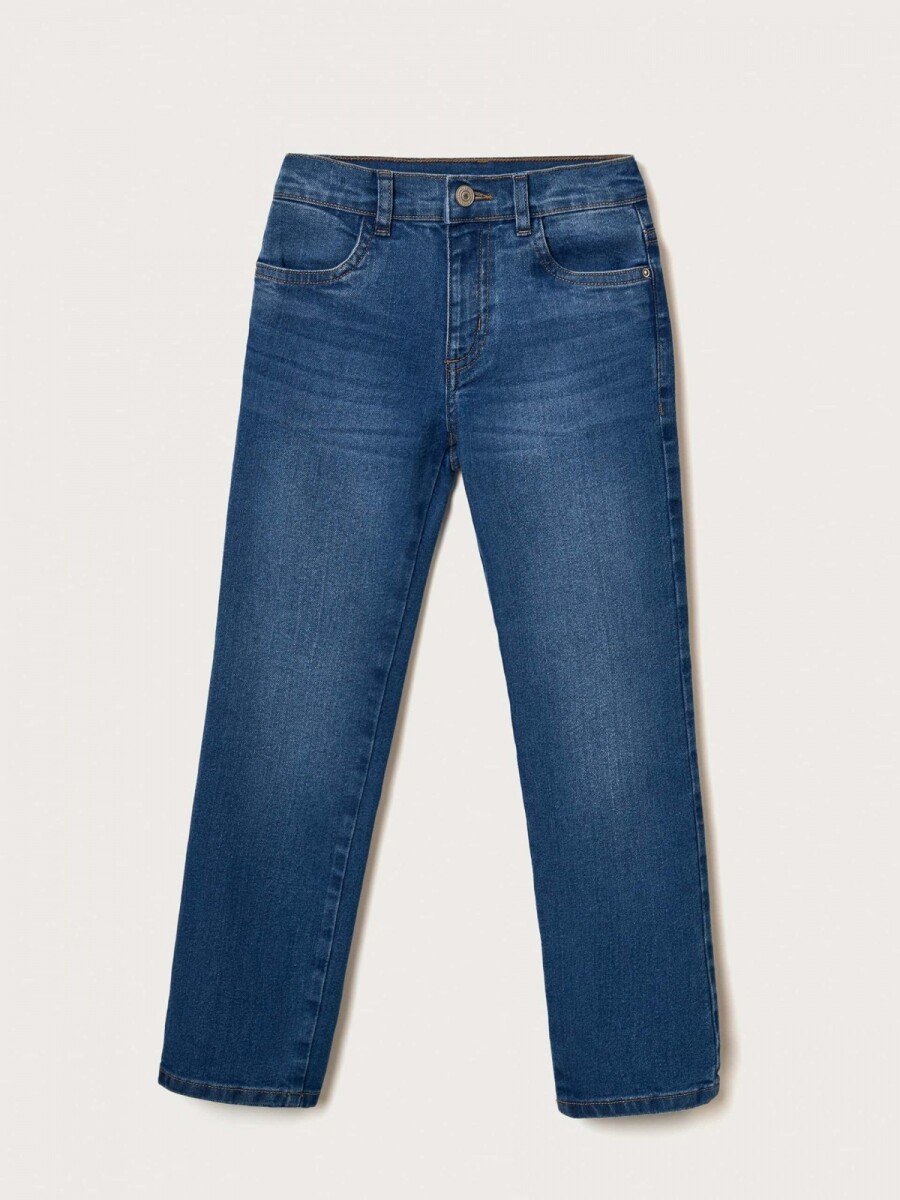 PANTALÓN INFANTIL SLIM - AZUL 