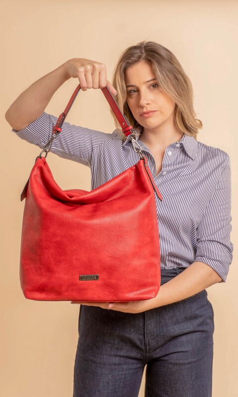 CARTERA PEONIA frambuesa