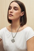 COLLAR MONTERA Plateado