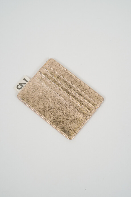 Tarjetero Boris Dorado