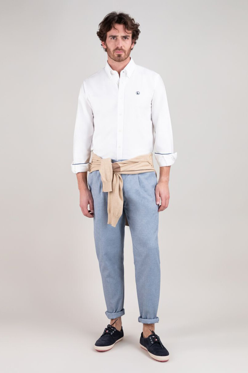 Camisa Oxford Blanca