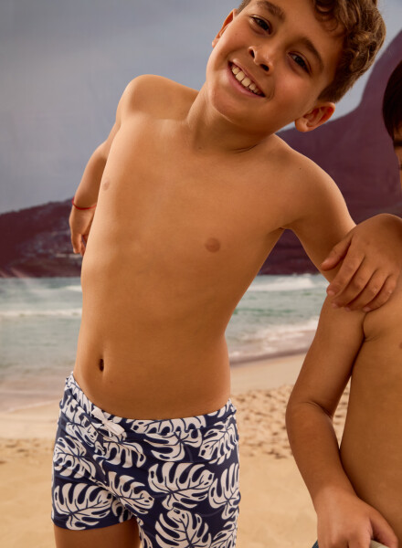 Short pirata 4-16a Azul