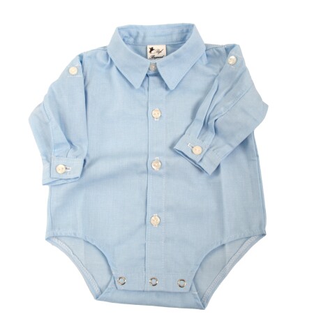 Camisa Body celeste liso