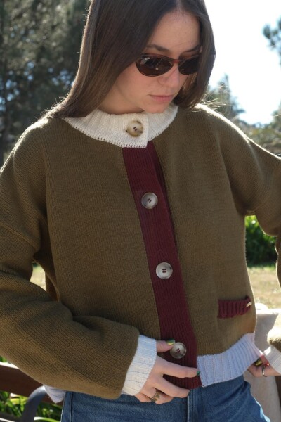 Cardigan Terro Pick Mix Verde