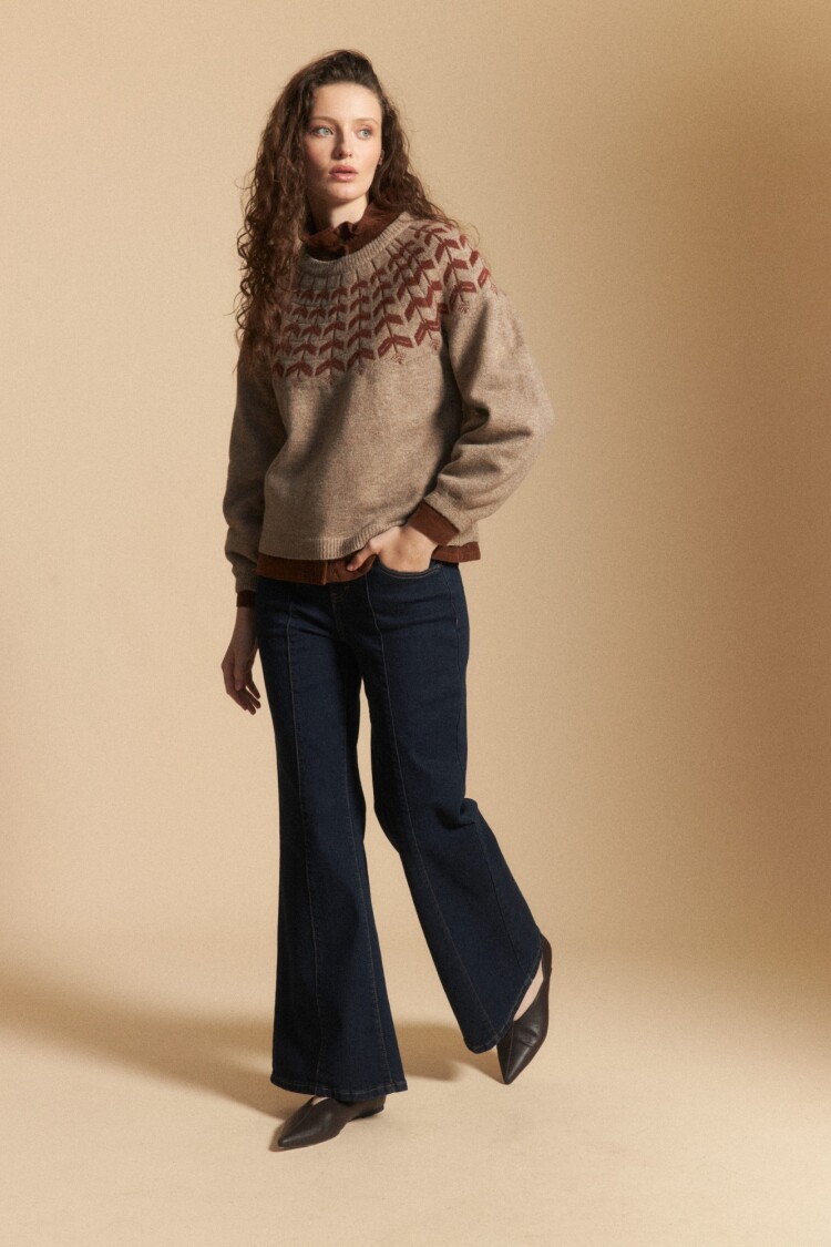 SWEATER LEOPOLD Tostado