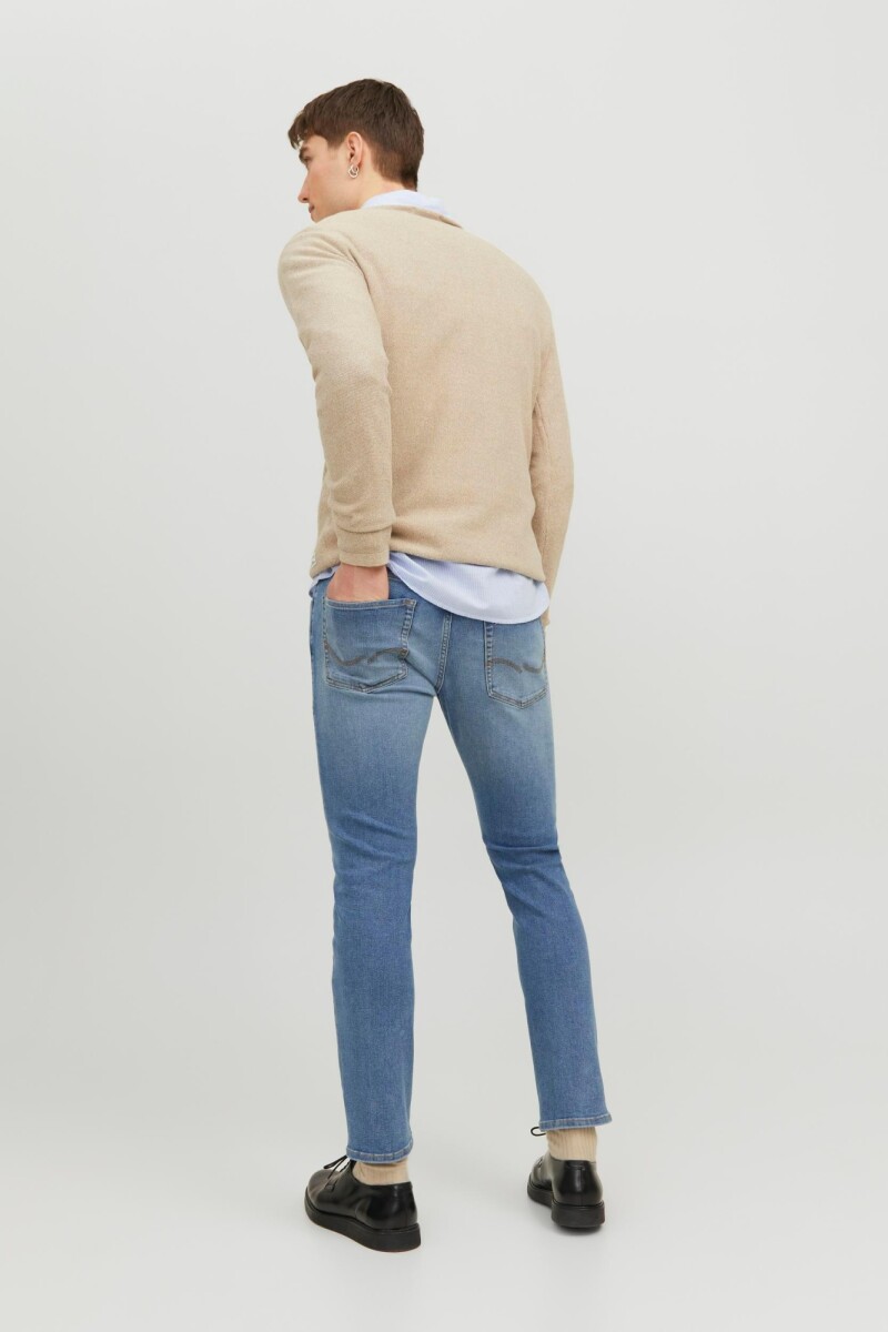 Jeans Slim Fit "glenn" Blue Denim