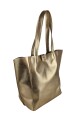 Tote Bag de cuero Dorado