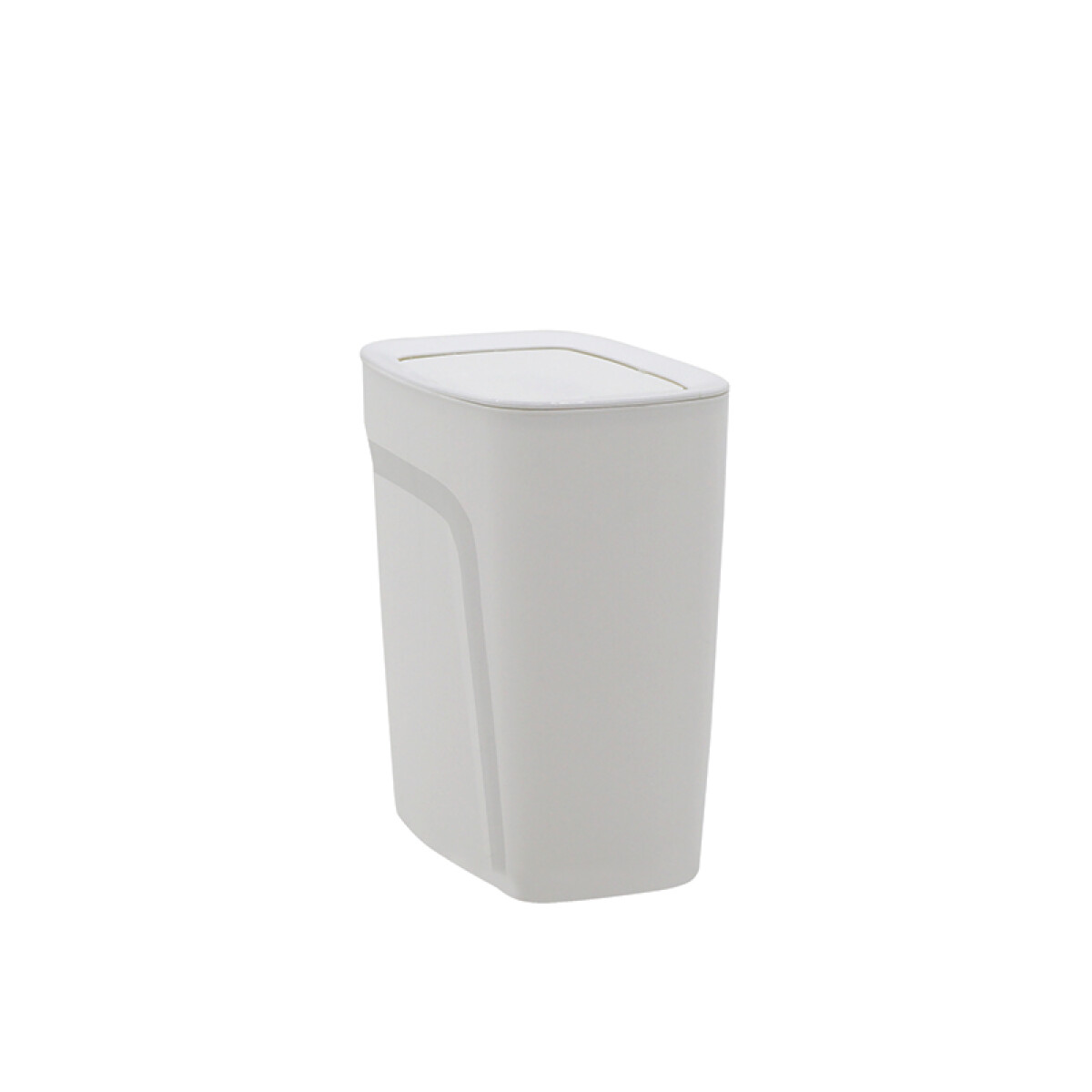 Papelera "COMPACTO" 8.5 Lt. polipropileno blanco - TD0469 