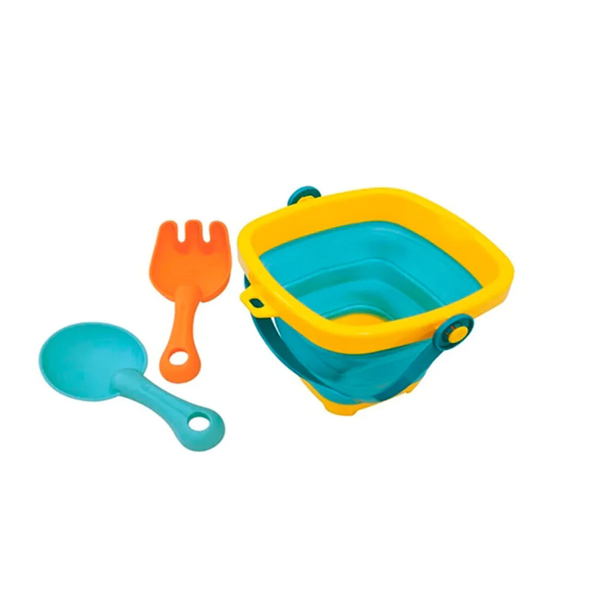 Set de Playa Infantil c/Balde Plegable y Accesorios Huanger - Multicolor 