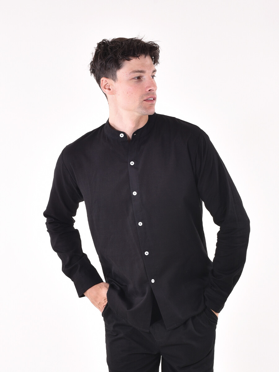 CAMISA ZAKYNTHOS - NEGRO 