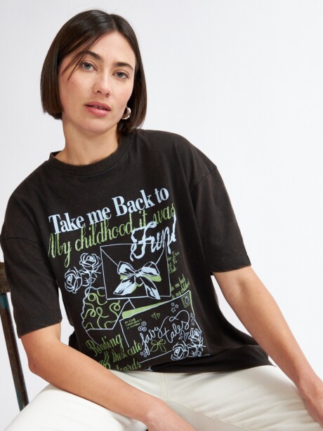 REMERA CURRY NEGRO
