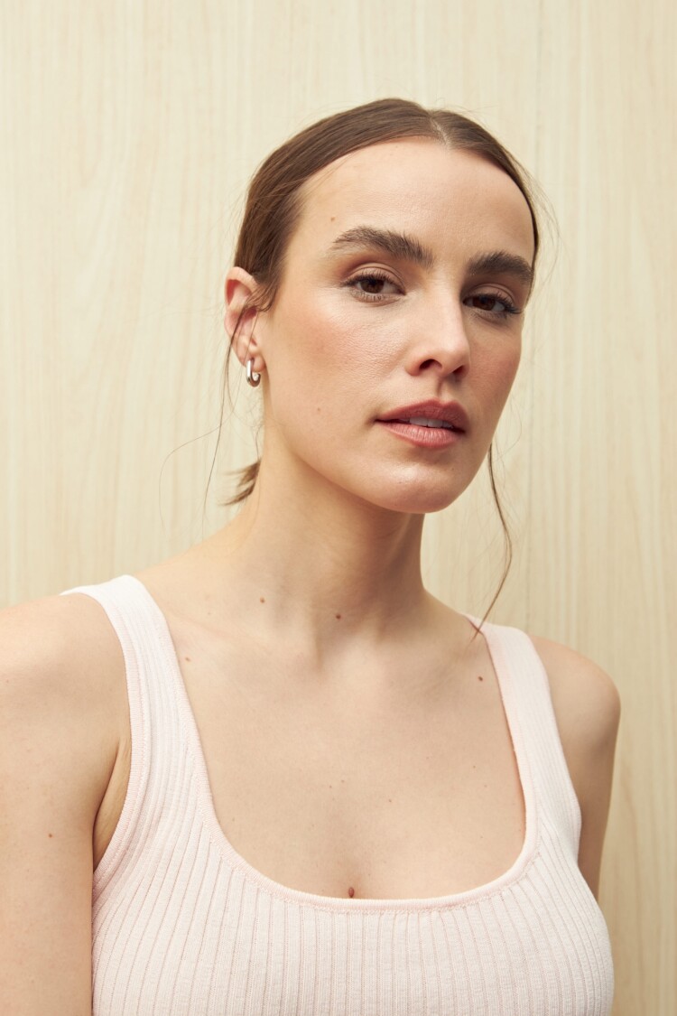 TOP LEIVA Rosa Bebé