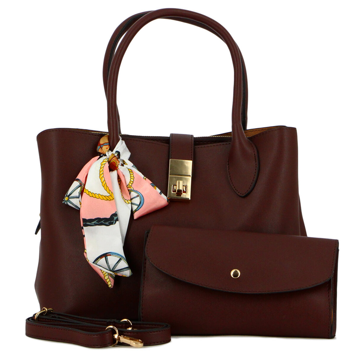 Cartera Mujer Darkness Ivette C/monedero - Marron 