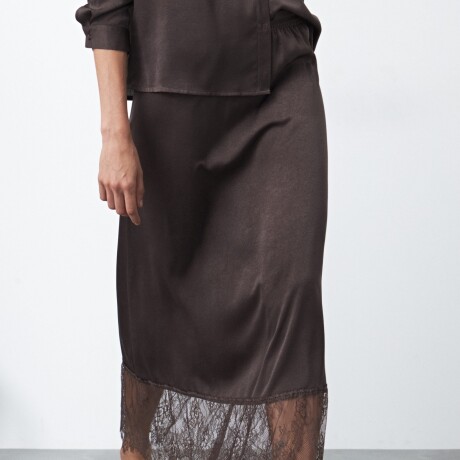 FALDA SCARLET Chocolate