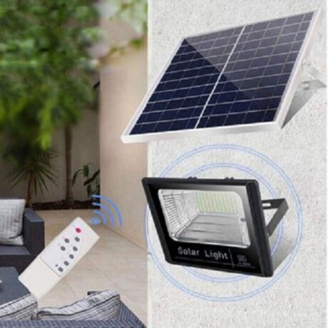 Foco Led Reflector 50W Solar, con fotocélula y control remoto Foco Led Reflector 50W Solar, con fotocélula y control remoto