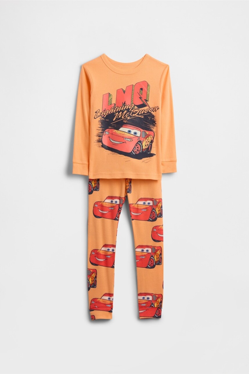 Pijama Toddler Niño Icy Orange