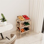 ESTANTERIA 6 CONTENERDORES 90X55X39CMS MEDERA Y PP ESTANTERIA 6 CONTENERDORES 90X55X39CMS MEDERA Y PP