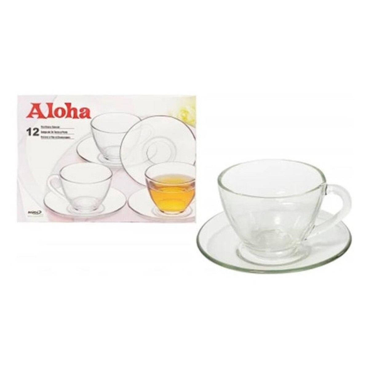 Set de té 12 piezas tazas y platos 