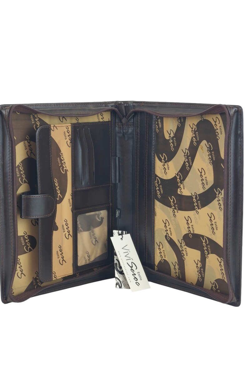 Dosier Mediano Profesional: Solución Elegante para la Organización de Documentos Marrón