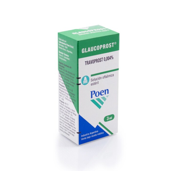 GLAUCOPROST SOL. OFTALM. FR. X 3 ML. única