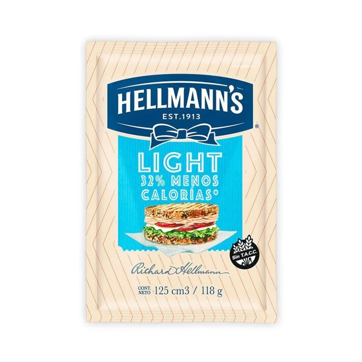 Mayonesa HELLMANNS light 125g 