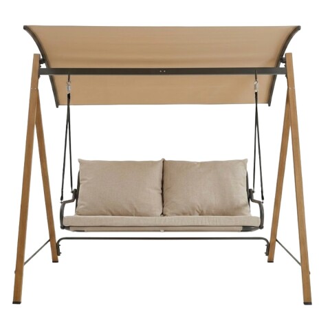 HAMACA BEIGE C/TECHO 194X136X173CM Unica