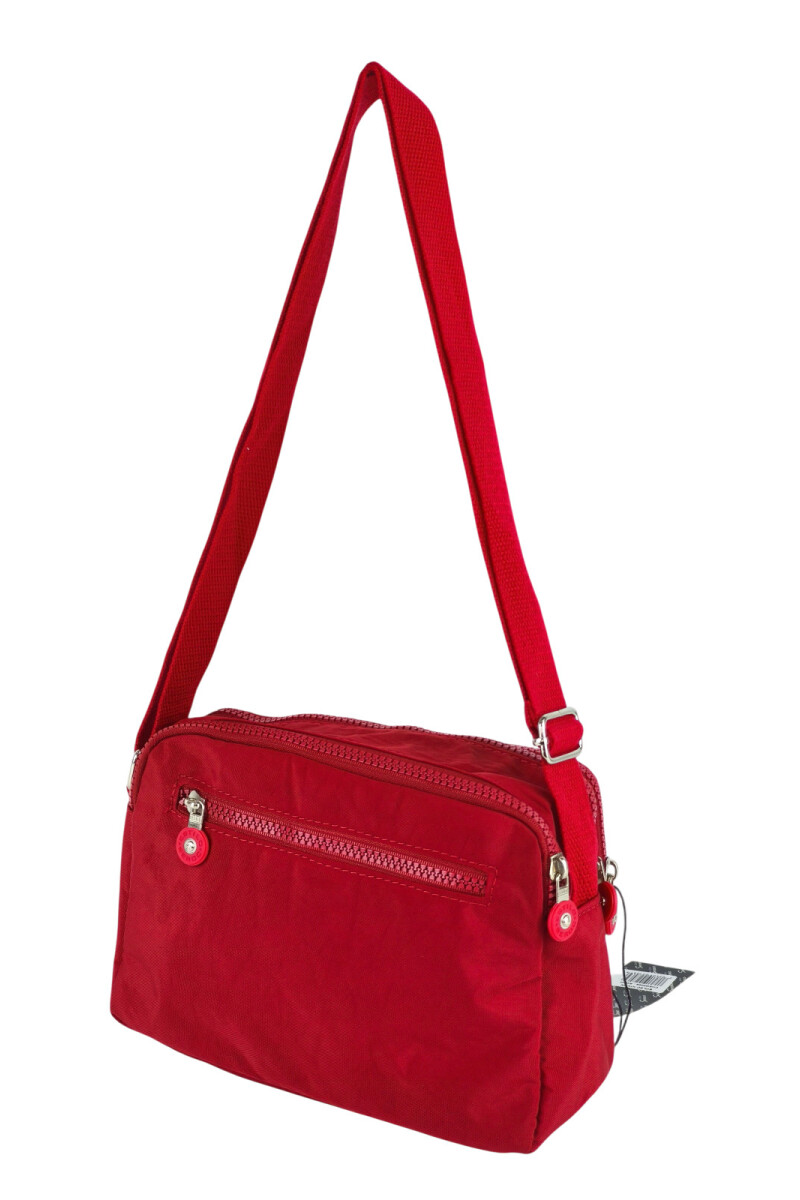 Morral con bolsillos Rojo