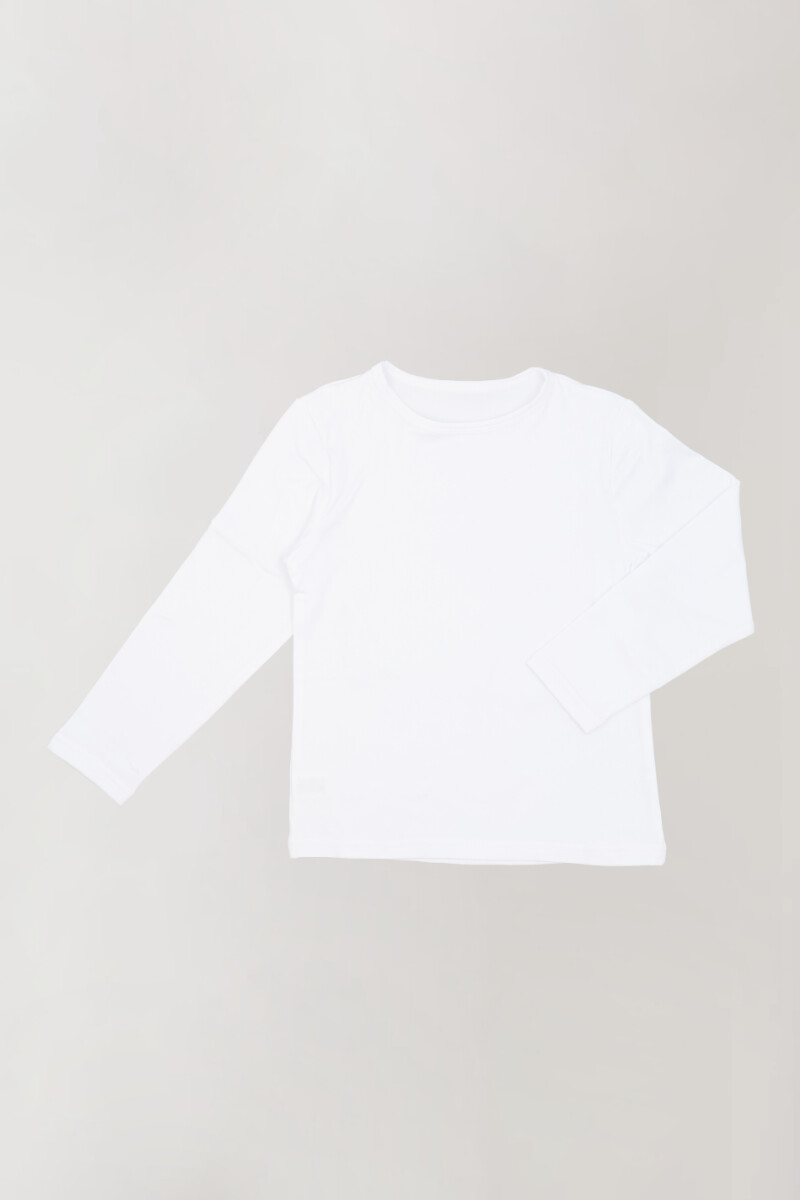 Camiseta ultra abrigo niños nai Blanco