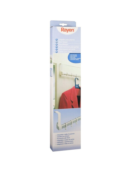 PERCHERO PARA PUERTAS 58CM BLANCO PERCHERO PARA PUERTAS 58CM BLANCO