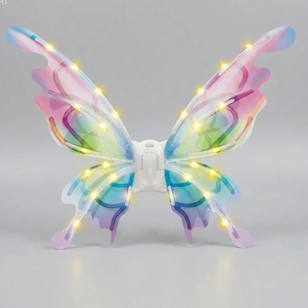 Alas De Mariposa, Hadas Con Luces Led Para Niña Alas De Mariposa, Hadas Con Luces Led Para Niña