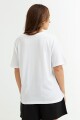 Remera con tajo BLANCO