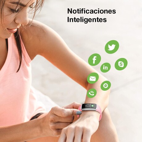 Reloj Inteligente Smartwatch Estilo de Vida y Fitness ID152 Rosa