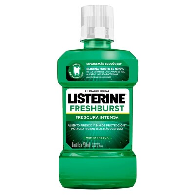 Enjuague Bucal Listerine Fresh Burst 250 Ml. Enjuague Bucal Listerine Fresh Burst 250 Ml.