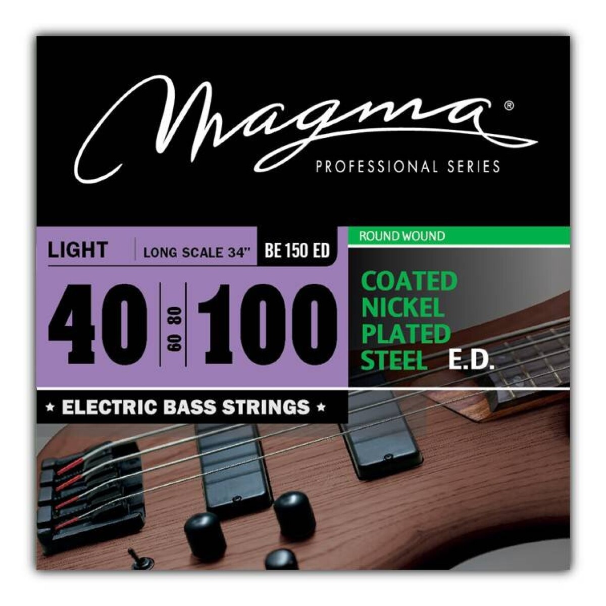 Encordado Magma Para Bajo Nickel Coated 040-100 BE150ED 