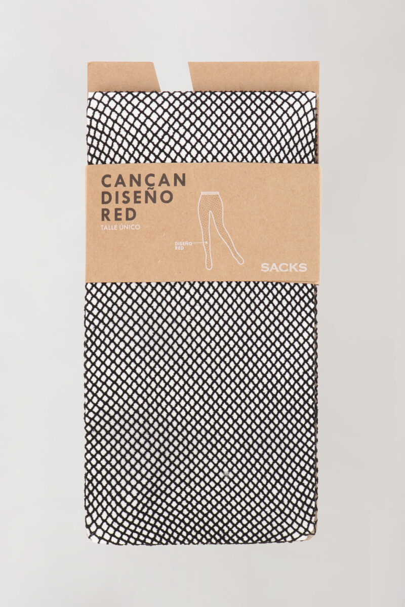 Can can red basica Negro