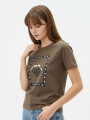 Remera Violeta Estampado 8