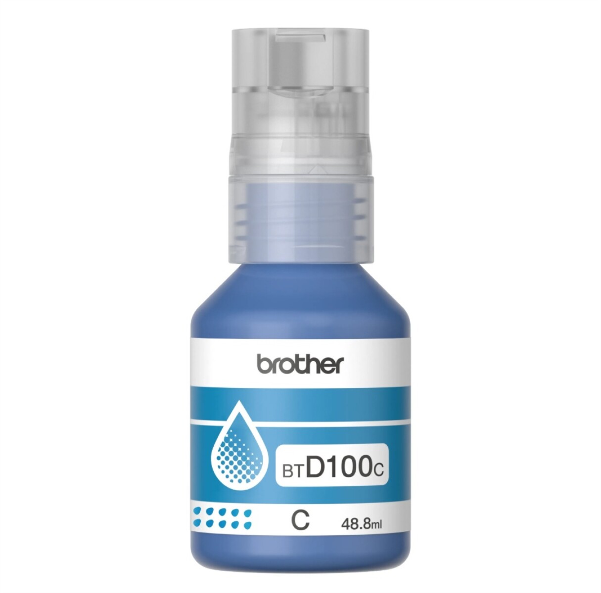 Botella Tinta Brother BTD100C Cyan 